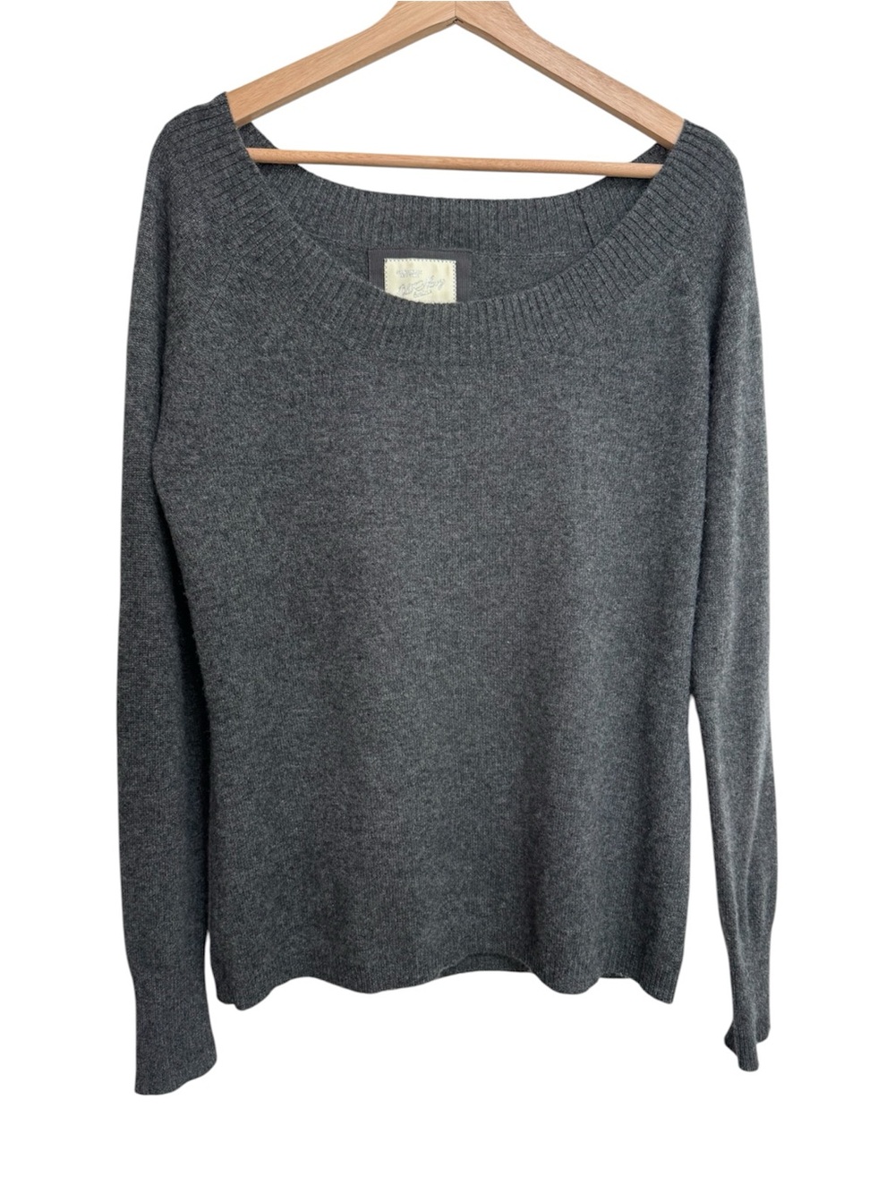 Vintage 90s Old Navy 100% Cashmere Wide Neck Sweater Women’s Large Quiet Luxury